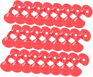 HANABASS 150piezas Pollo Gafas Anti- Para Pollos y Gallinas Gafas De Color Rojo Para Aves De Corral Para Prevención De Granja