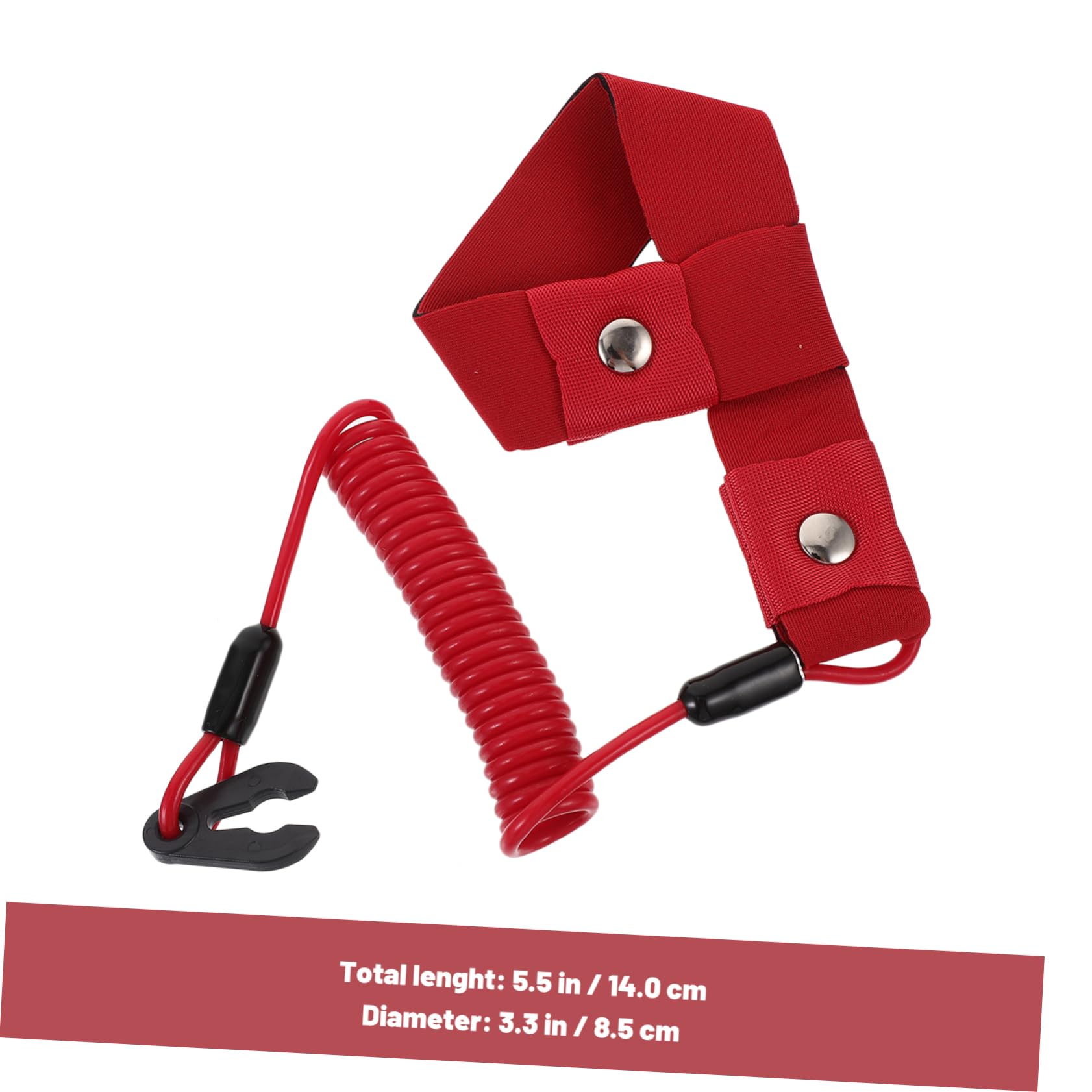 VANZACK Motorboat Emergency Flameout Rope Wrist Harness Safety Strap Pool Float Strap Exercise Swim for Outdoor Water Sports