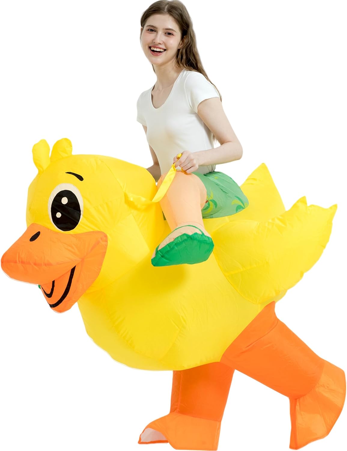 One Casa Inflatable Costume Adult,Blow Up Party Costumes,Ride On Duck Costume,Halloween Costumes for Men Women - Image 8