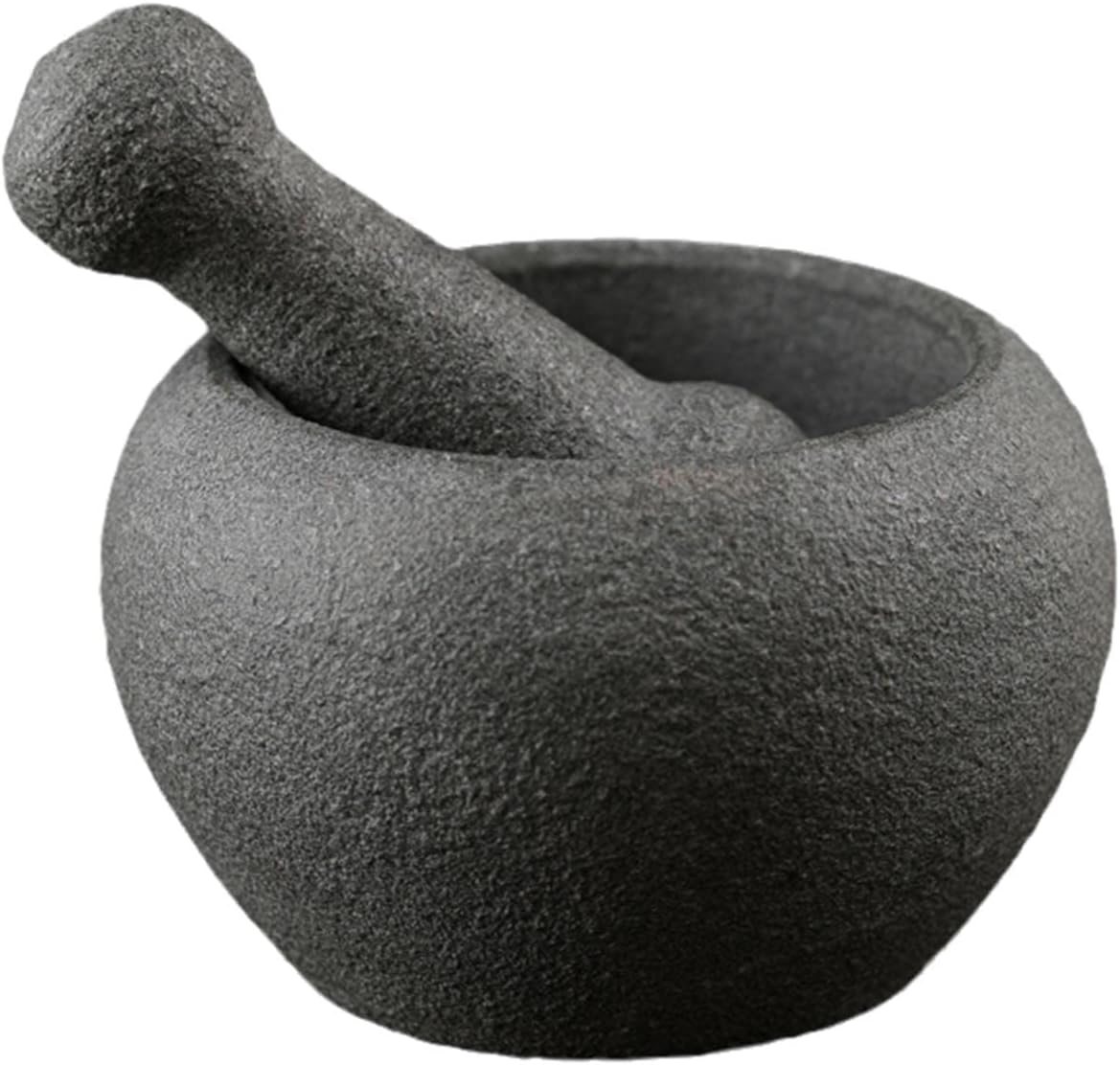 Marble Set Solid Heavy Granite Portable Stone Grinder Crusher Bowl