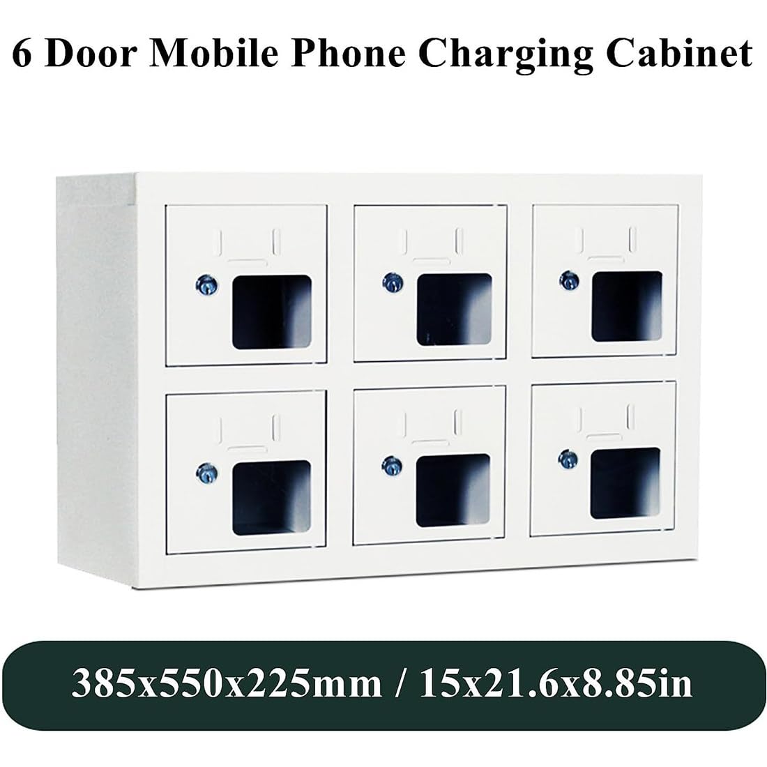 Mobiletto di ricarica per telefono cellulare ricaricabile, mobiletto in lega di alluminio per telefono cellulare, contenitore portatile per telefono cellulare, cassaforte per telefono cellulare per