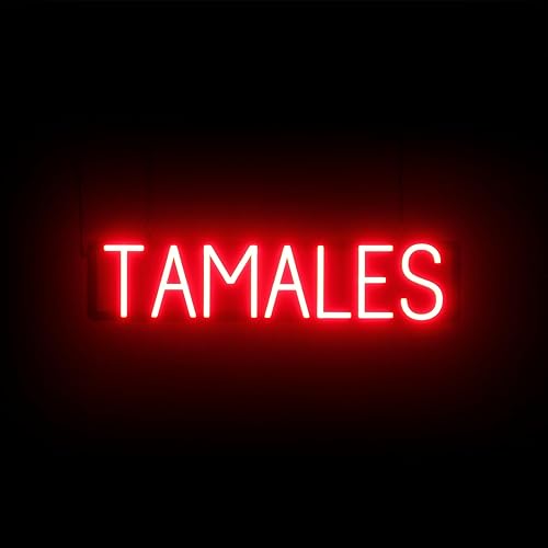 Miniatura 27 de SpellBrite MARGARITAS Letrero para restaurantes Letreros mexicanos relacionados con alimentos con aspecto neón, luz LED verde 38.7 x 6.3 pulgadas