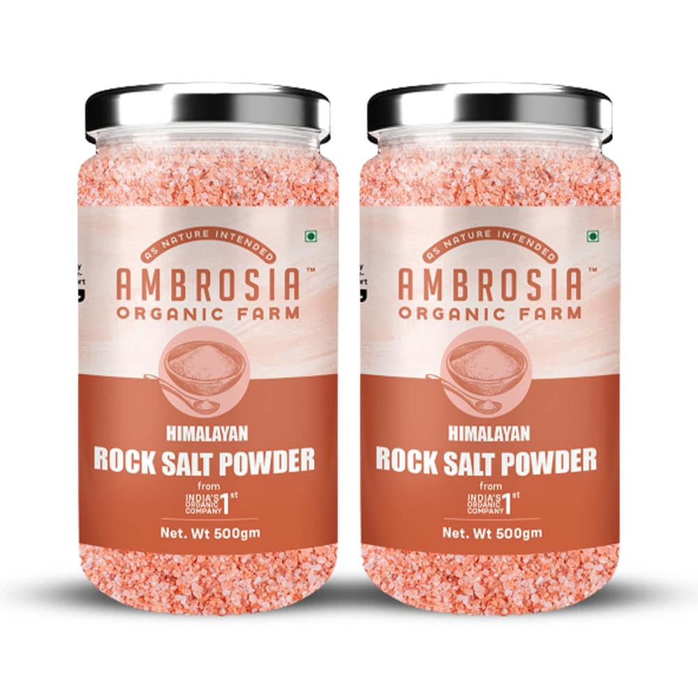 Ambrosia Organic Himalayan Rock Salt: Delightfully Superior in Taste, Uncompromisingly Healthy, and a Treasure Trove of Nutrients and Minerals| Fresh From Our Organic Farm| Best For Baking| Namak For Weight Loss | Himalayanpinksalt. 500grams (Pack of (B0CGZZZLJF) Amazon Price History, Amazon Price Tracker