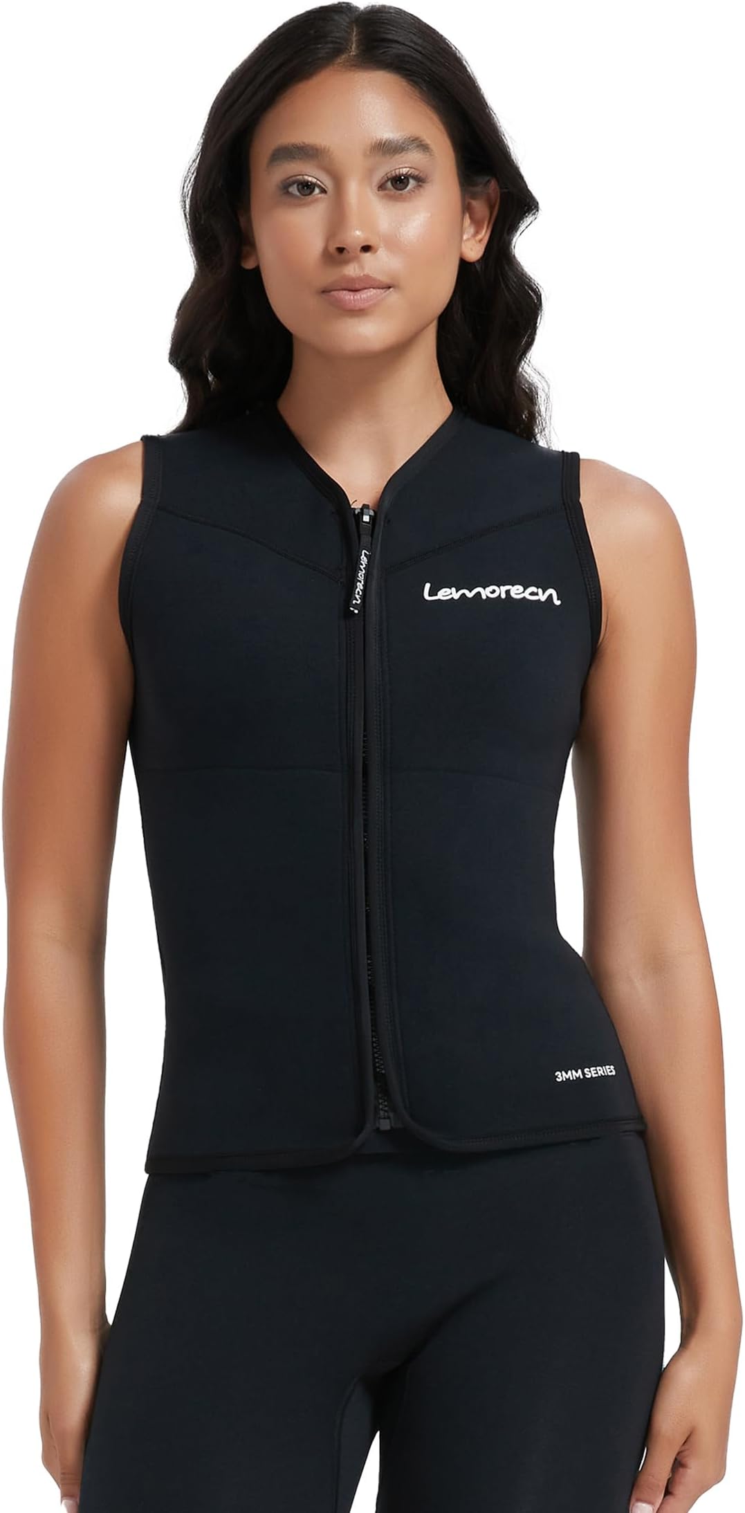 Womens Wetsuits Top Premium Neoprene 3mm Zipper Diving Vest
