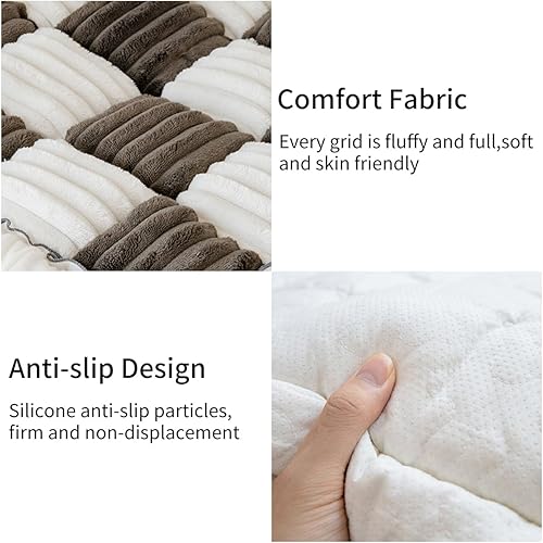 Miniatura 4 de Fundas mullidas para sofá, para mascotas, protector de sofá para perros, funda protectora de algodón elegante para sofá, alfombra para mascotas