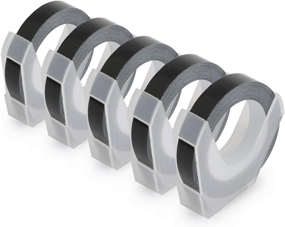 Suminey Embossing Tape Replacement for Dymo 3D Plastic