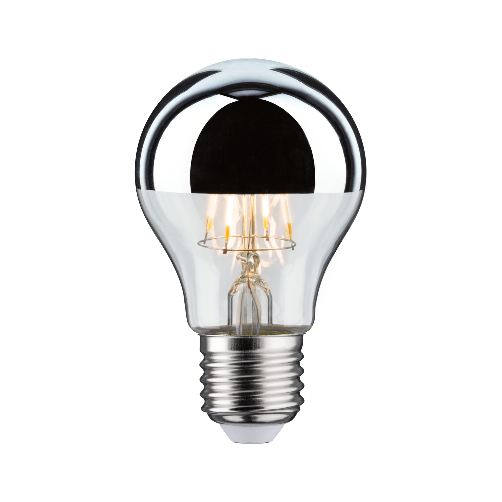 Paulmann 28669 LED lamp Filament GL 5 watts lamp Crown Mirror Silver 2700 K Warm White E27