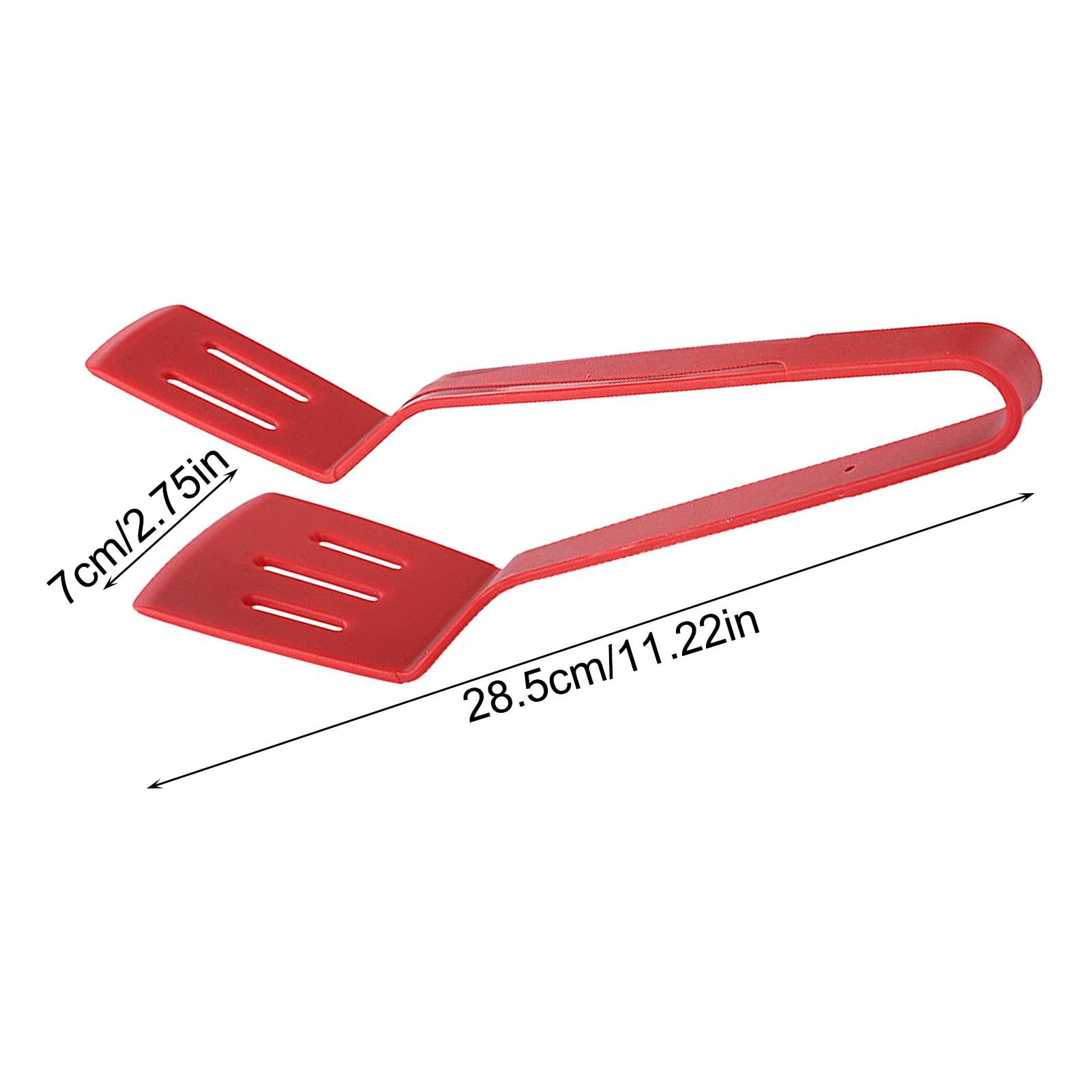 Silikon-Küchenzange zum Kochen – vielseitiger Spatel und Fischwender mit rutschfesten Silikonspitzen, vielseitiger Küchenspatel, ergonomisches und praktisches Kochwerkzeug für Steak