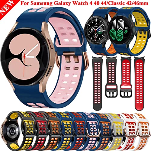Bracelet intelligent en silicone sans espace pour Galaxy Watch 4 - 2