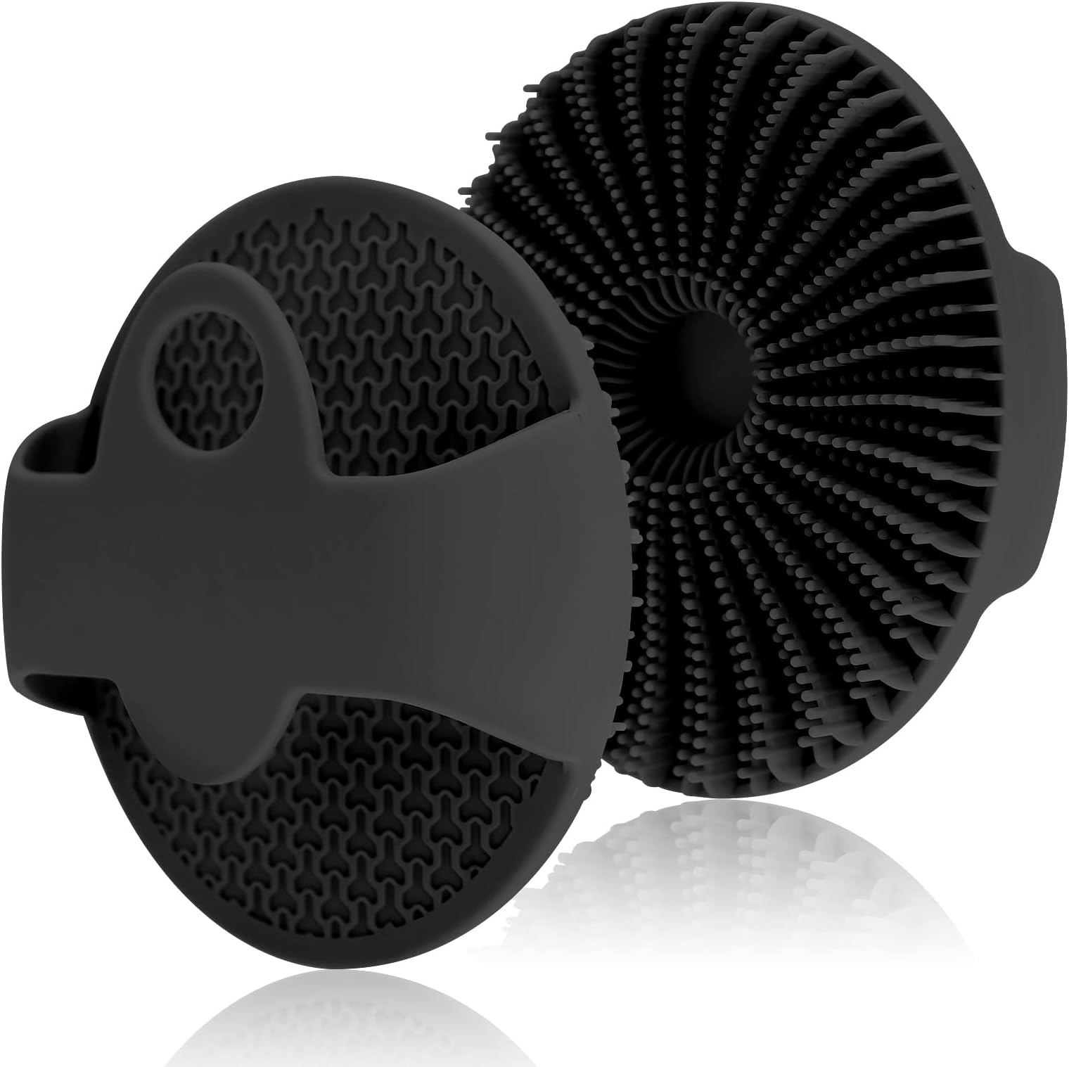 VWMYQ Silicone Body Scrubber, Upgrade Multifunction Exfoliator Body Scrubber for Effective Shower Scrubber for Body, Ergonomic Slip Handle and Easier Product Foam Silicone Body Scrubber for Men