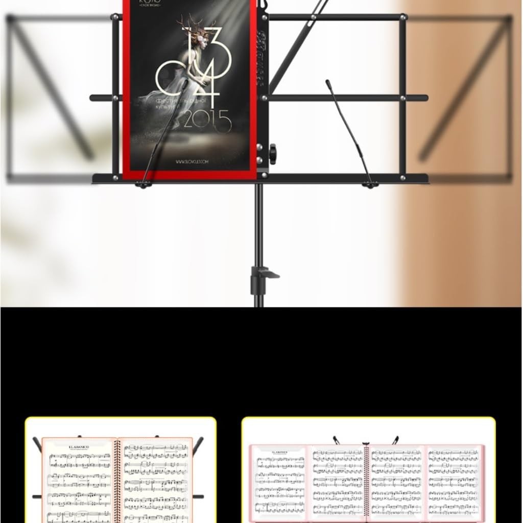 Pupitre Pupitre De Musique For Guitare Élargi, Portable, Pliable, For Guitare Guzheng, Support De Musique Professionnel Pupitre Musique