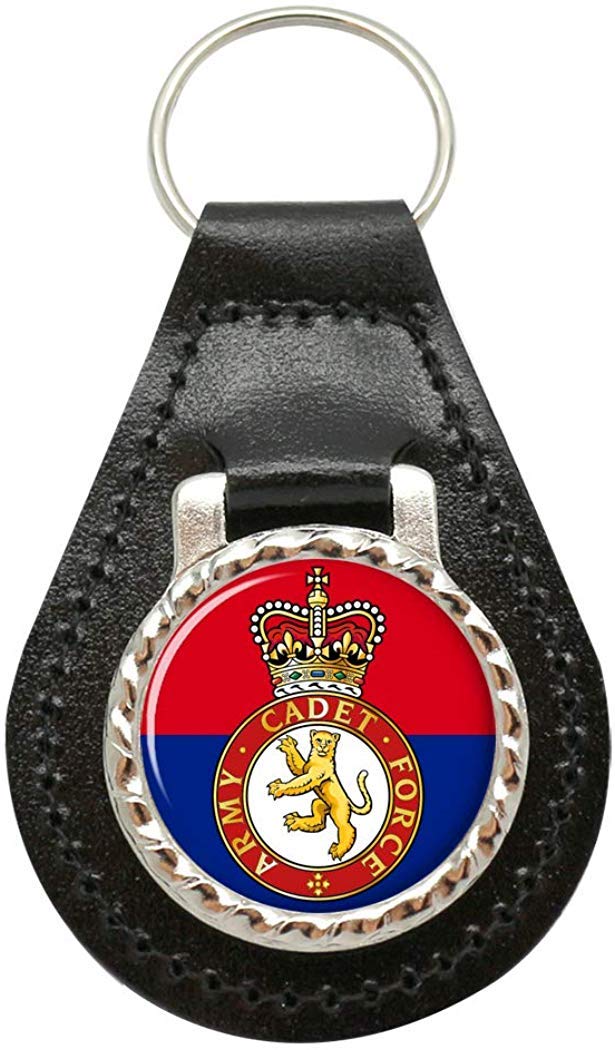 Giftshop UK Army Cadets Leather Key Fob