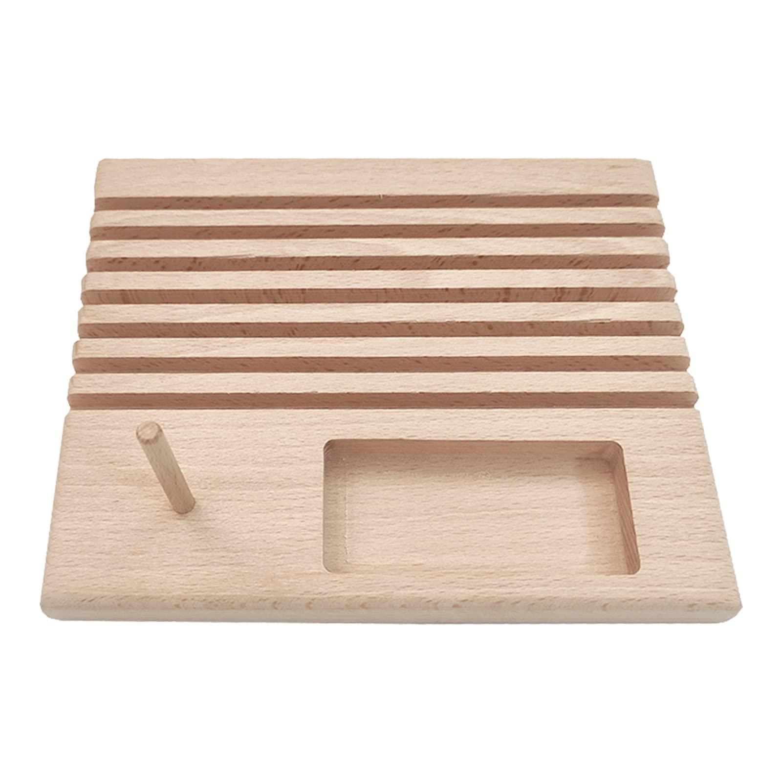 Newft Multicolor Hand Tool Spool Rack Ruler Wood Wire Rack Wooden Patchwork Ruler Quilting Wooden Organizer Stand Quilting Holders For Quilters Holder Wall Mount Template For Sewing Patchwork Bobbin