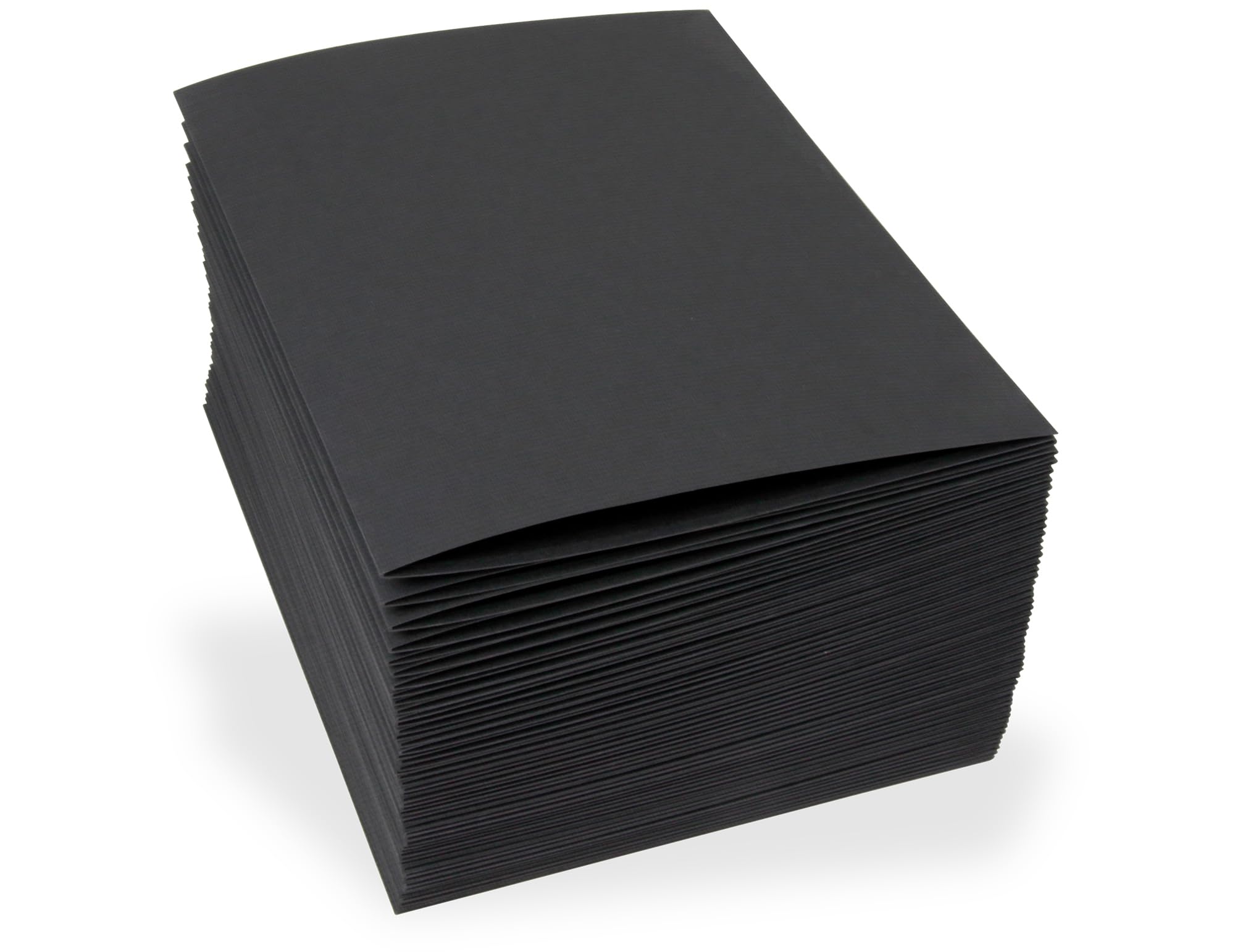 100 Stück Endlosleporello Leinen schwarz für Bilder 13x18 cm nach Bedarf teilbar für Fotosammlungen, Geburtstage, Jubiläum