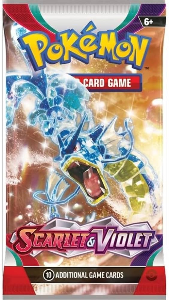 Amazon.com: Pokemon Scarlet & Violet (SV1) Booster Pack | Gyarados