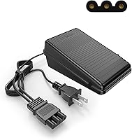 Vista 7 de Pedal de pie y cable de alimentación de repuesto para máquina de coser Singer 979314-031 Compatible con Singer Sewing Machine 2517C, 2950C, 3270C