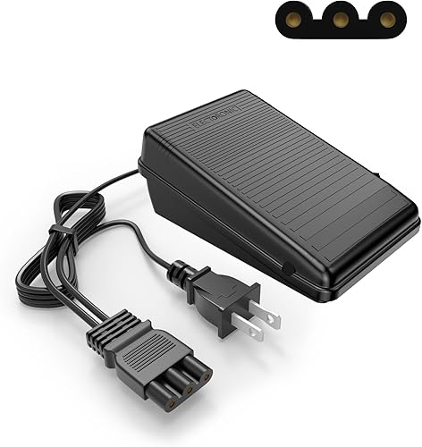 Miniatura 9 de Cable de alimentación de pedal de repuesto para máquina de coser Singer, enchufe de forma D compatible con Singer 4452 4432 4423 4411 5554 5532 5523
