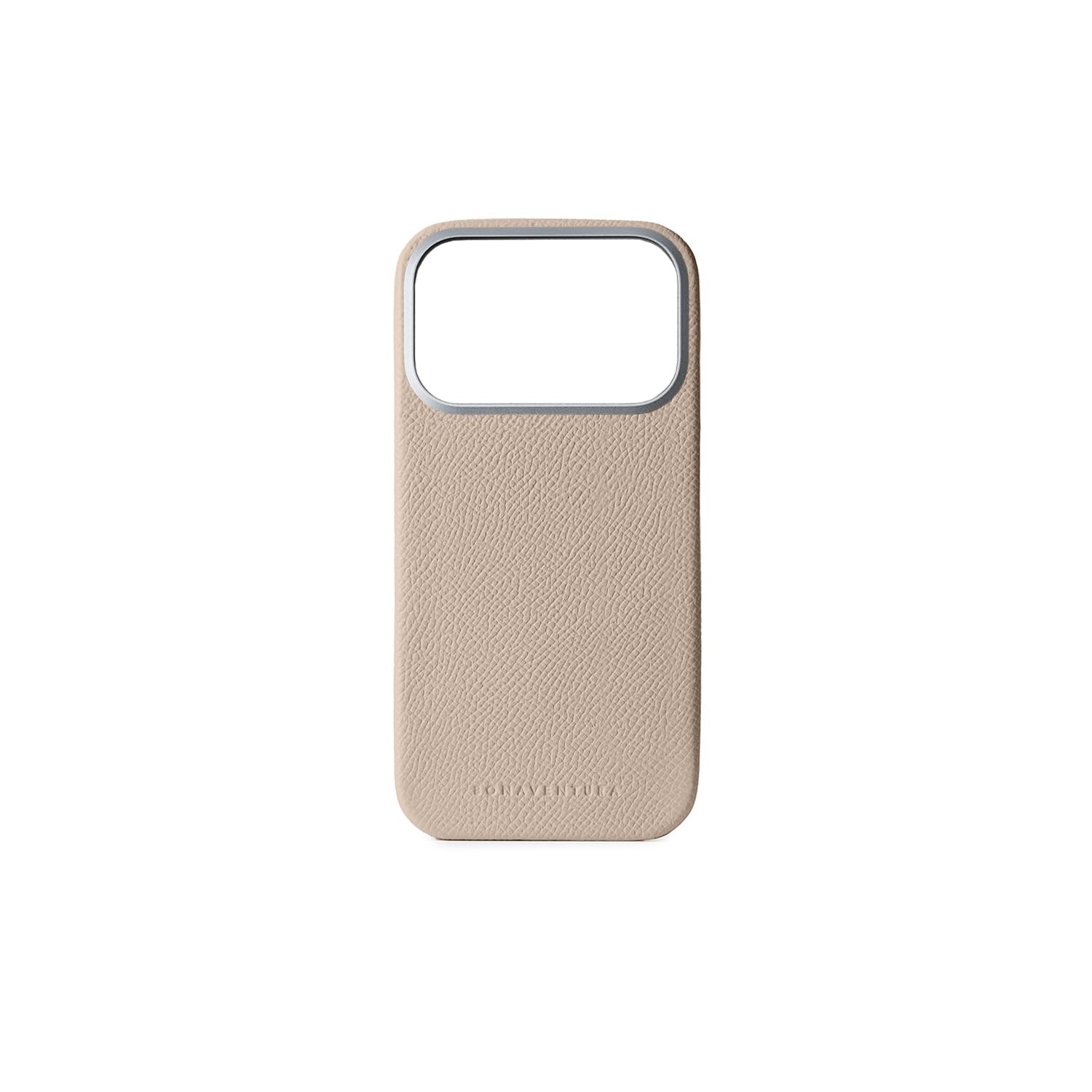 【ボナベンチュラ】iPhone17 ハンドル付きバックカバーケース　グレージュ BONAVENTURA スマホケース (iPhone 17)ハンドル付き バックカバー