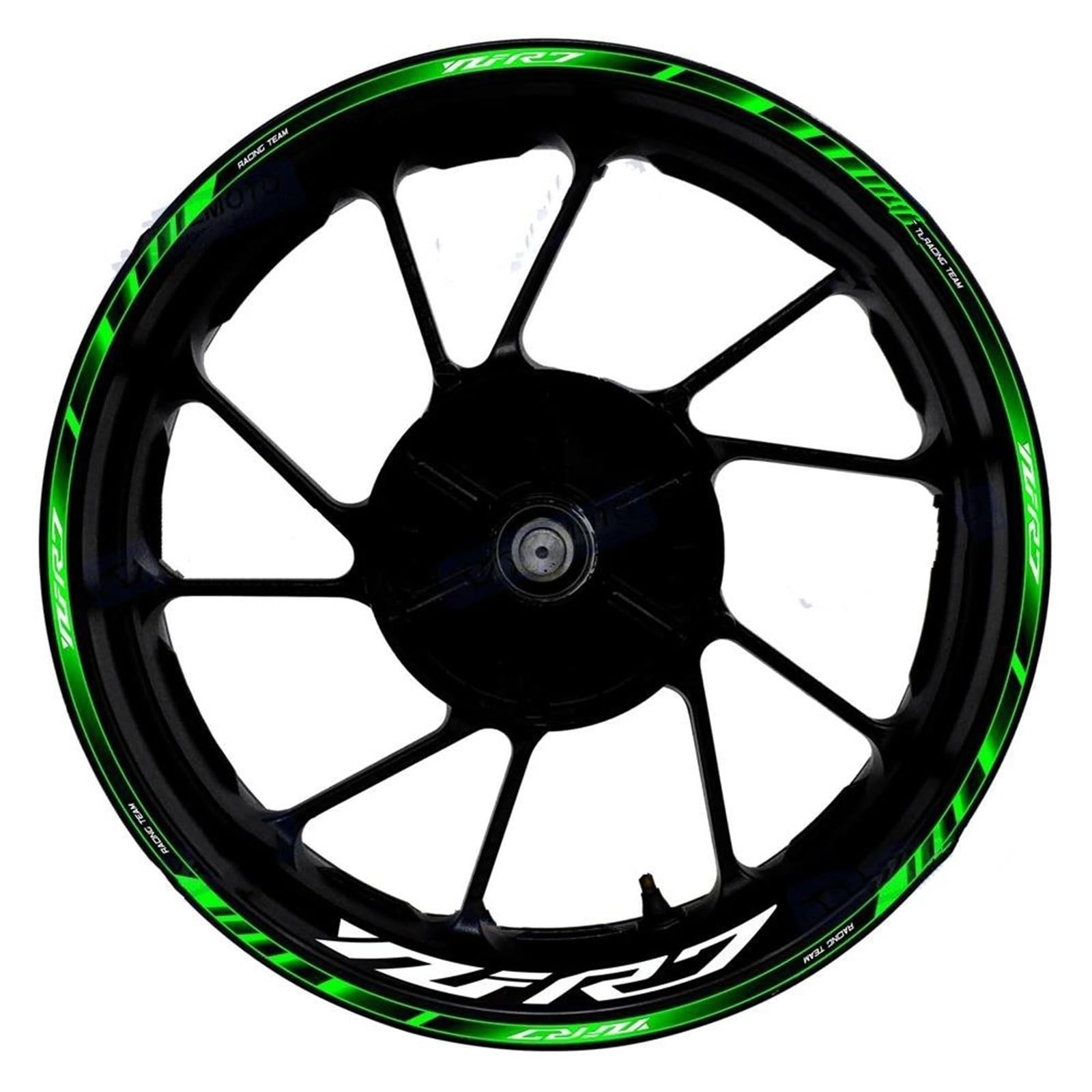 1 Set of Motorcycle for Yamaha YZF R7 YZF-R7 Accessories Wheel Stickers Stripes Reflective Rim Decorative(Color2)