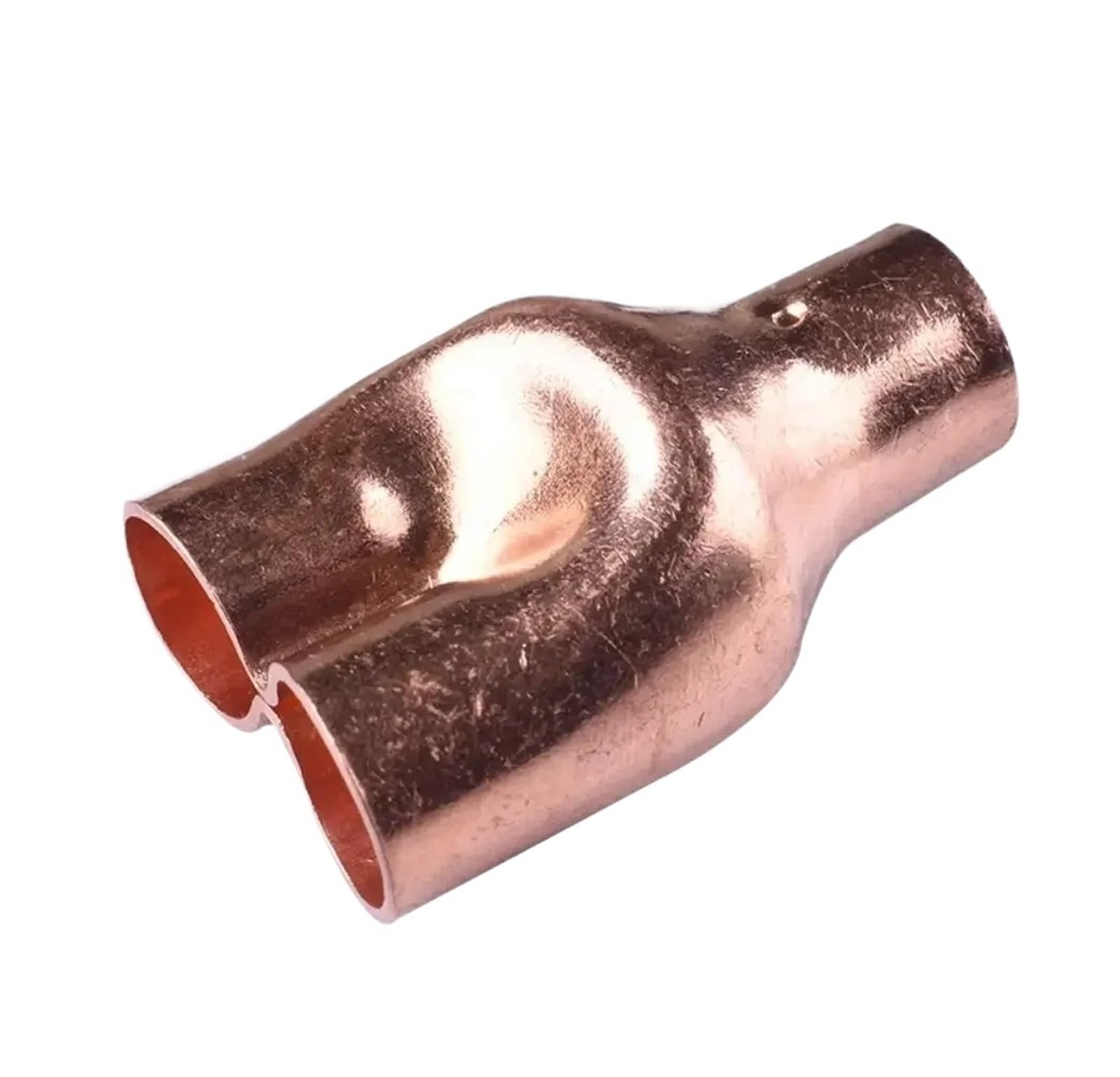 Reductor de 1/4", 3/8", 1/2", 3/4", 1", 8, 16, 19, 22, 25 y 28,6 mm - 42 mm, divisor de 3 vías en forma de Y, conector de cobre for soldar, for aire acondicionado(19x19x19mm)