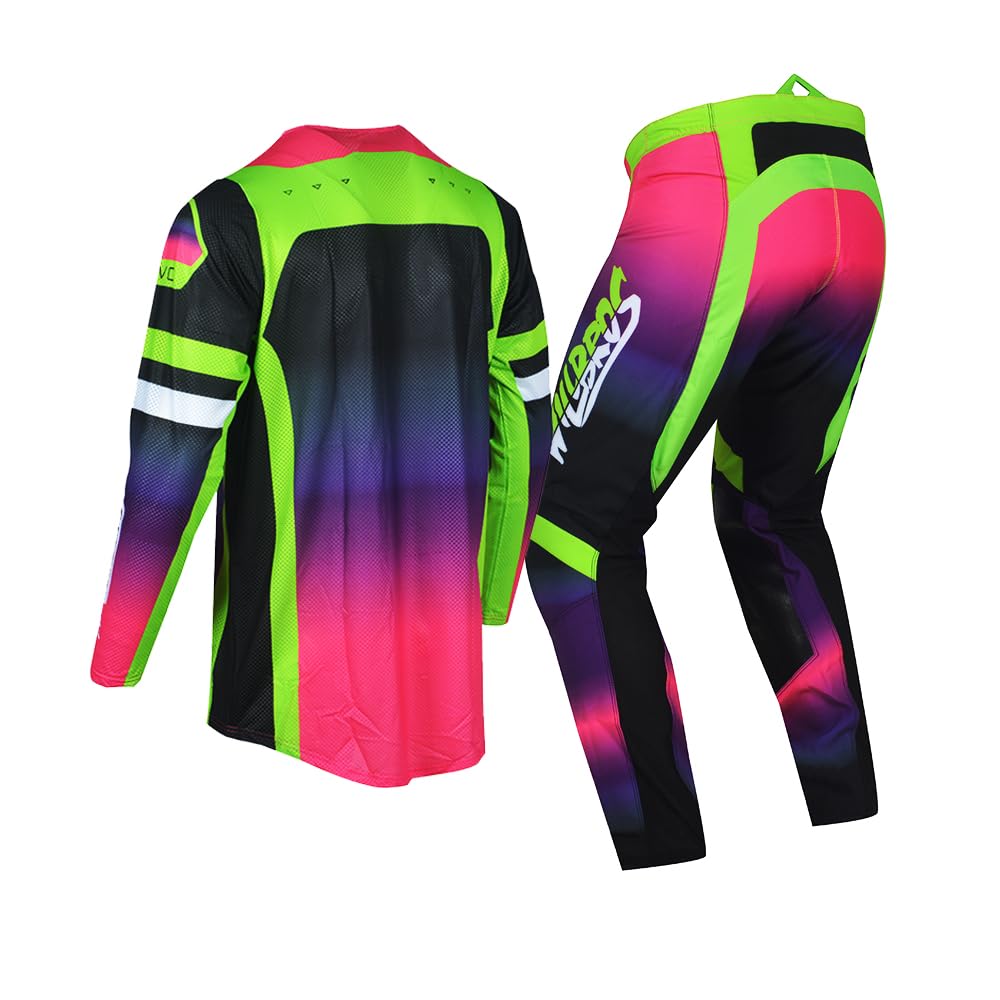 Juventud Niños‌ Pantalones Camiseta Combinación de Motocross Bicicleta MX Maillot Moto Motocicleta de Enduro