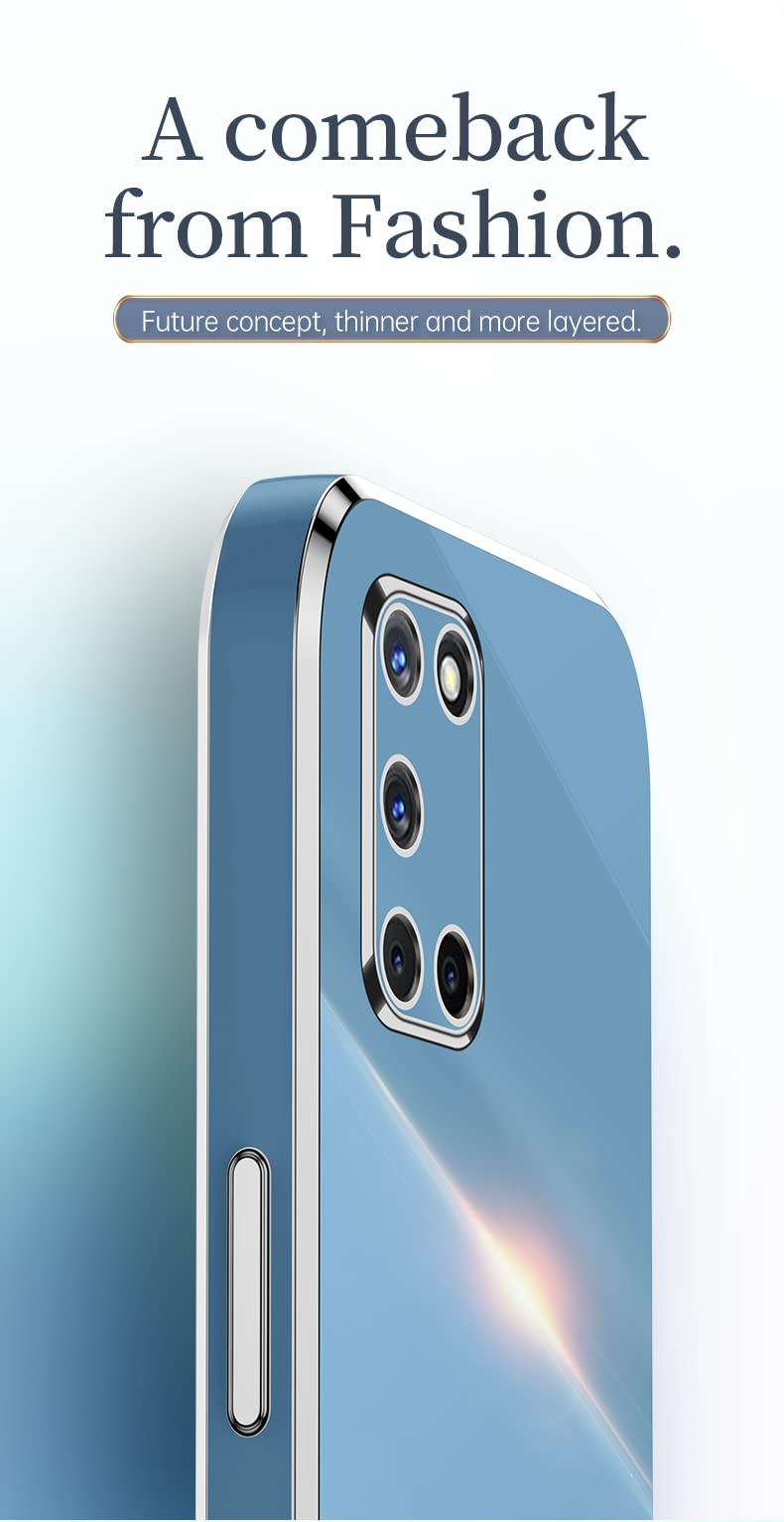 Cover Per Oppo A52 / A72 / A92, Placcatura TPU Custodia Protettiva