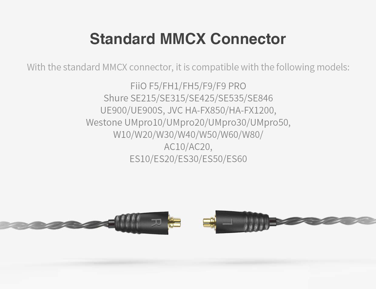 Amazon.com: FiiO Short Replacement Cable LC-3.5AS 40CM Standard 