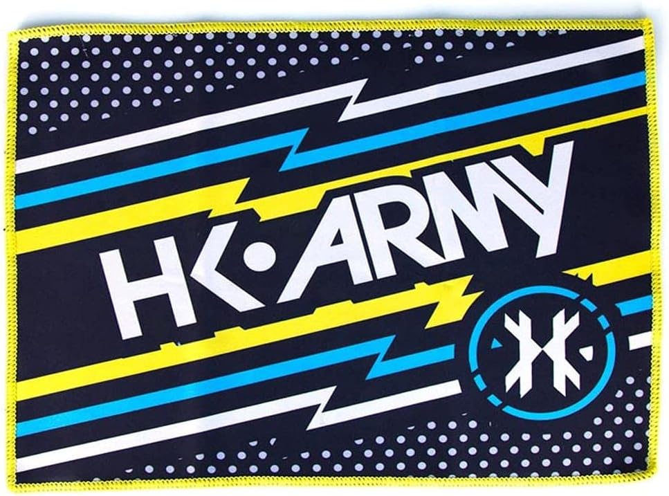 HK Army Microfiber Paintball Goggle Rag - Pulse - Blue/YLW/Blk
