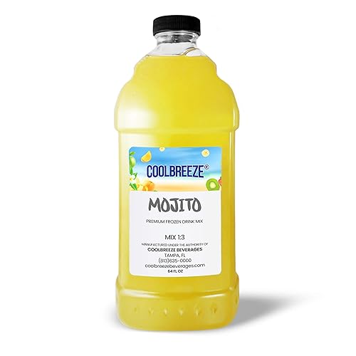Coolbreeze Beverages Mezclas de sabor a bebidas congeladas  Máquina de bebidas congeladas o licuadora casera  Mezcladores de barra de granita