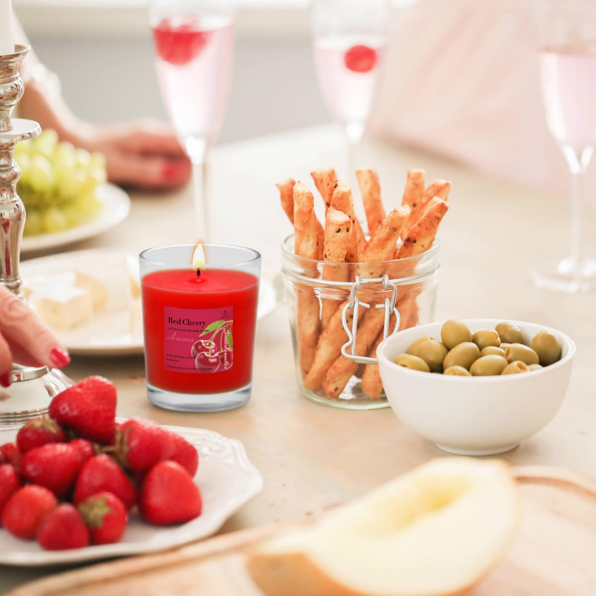 12 paquetes de velas aromáticas mixtas en vidrio, velas votivas pequeñas de cera de soja natural de 2 pulgadas con 12 fragancias, regalo para el día de la madre, día de San Valentín, Navidad, boda