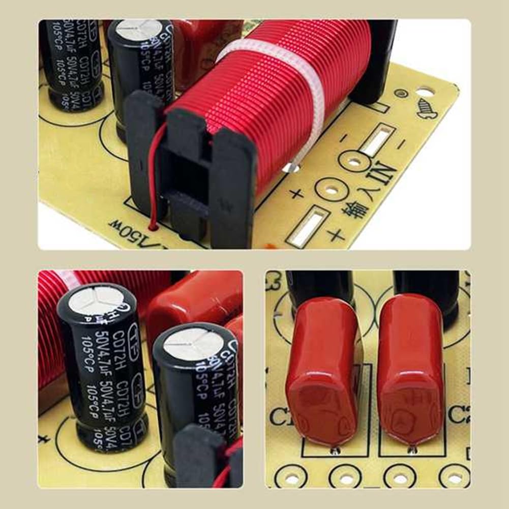 Modulo Filtro Crossover HiFi da 150 W Divisore di Frequenza per Altoparlanti A 3 Vie per Altoparlanti Domestici DIY Alti