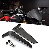 Vista 1 de Universal CNC aluminio motocicleta retrovisor espejo azul antirreflejo para Ducati Streetfighter V4 S V4S STREETFIGHTER V2