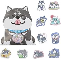 Vista 3 de Aimeio - Calcomanías de perro de animales de dibujos animados súper lindas para álbumes de bricolaje, diario, portátil, decoración de computadora