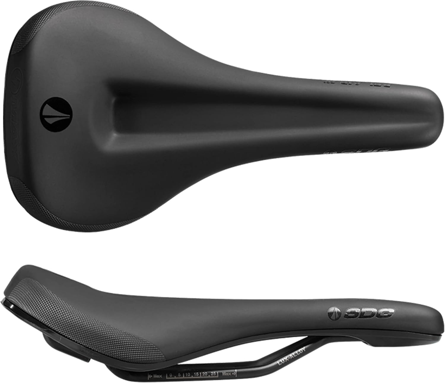 SDG Components Bel-Air V3 Max e-Mountain Bike Saddle Lux-Alloy Rails 260 x 140mm Road Gravel Bicycle Comfort Seat