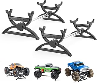 RampCrab RC Car Stand For AX24 Fcx24 CRAWLER upgrades Parts 2pcs, 1/24 RC car Display Stand for FCX24, SCX24 C10 Deadbolt JLU B-17 Gladiator upgrades accessories, SCX24 front Axle & Rear Axle Stand