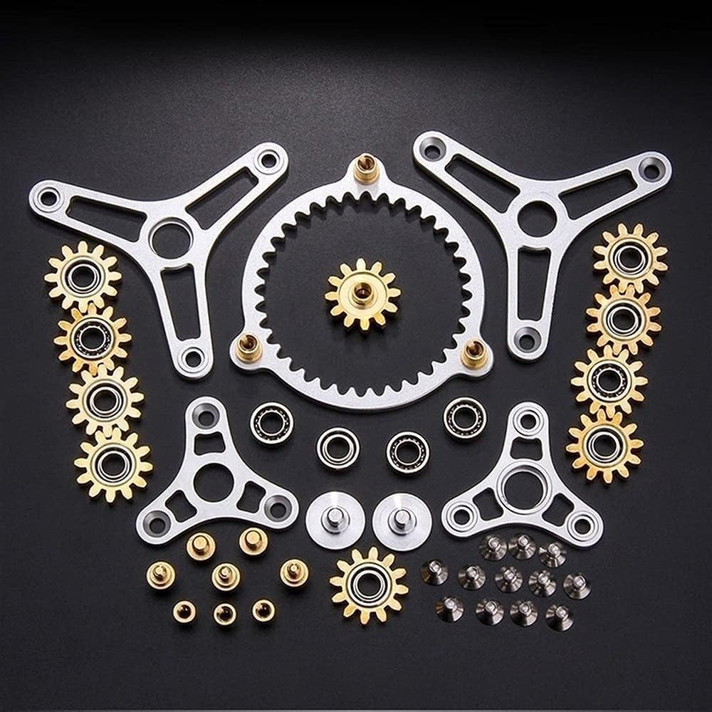 Fidget Hand Spinner, Angst ADHD Stress Relief Finger Spielzeug für Kinder & Erwachsene, Quiet Desk Metal Alloy Spinner Fidget Spielzeug für Schule Home Office (schwarz)