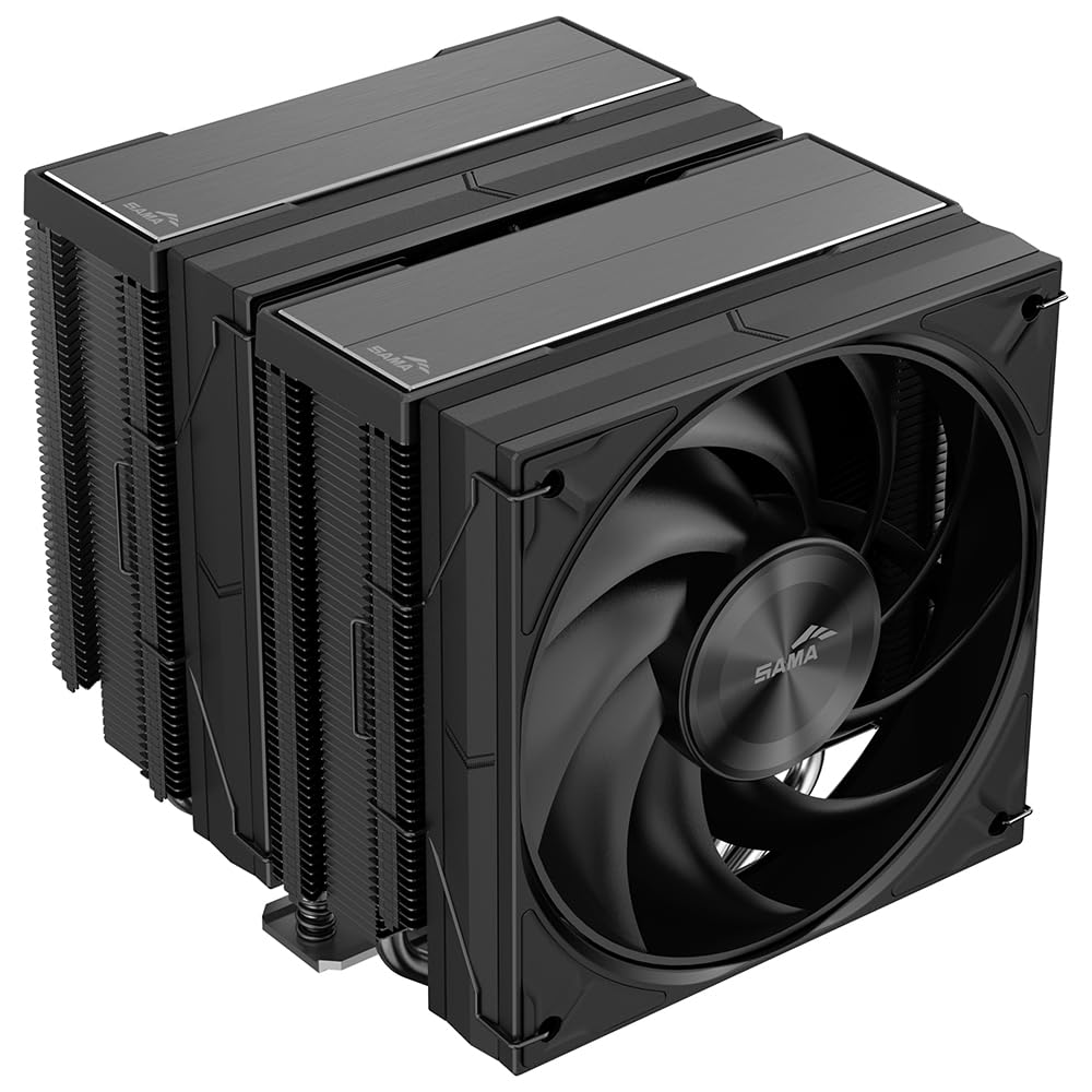 SAMA A60B Premium CPU Air Cooler - Dual Tower Design