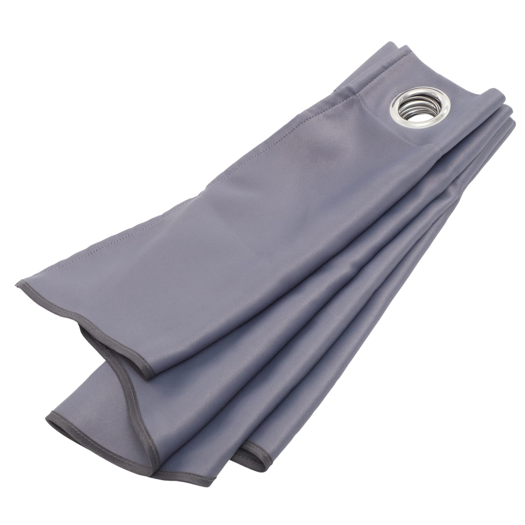 BATHVEVE Cortinas Opacas Cortinas Cortas para Ventanas Pequeñas De Sombreado Gris Oscuro para Dormitorio y Oficina