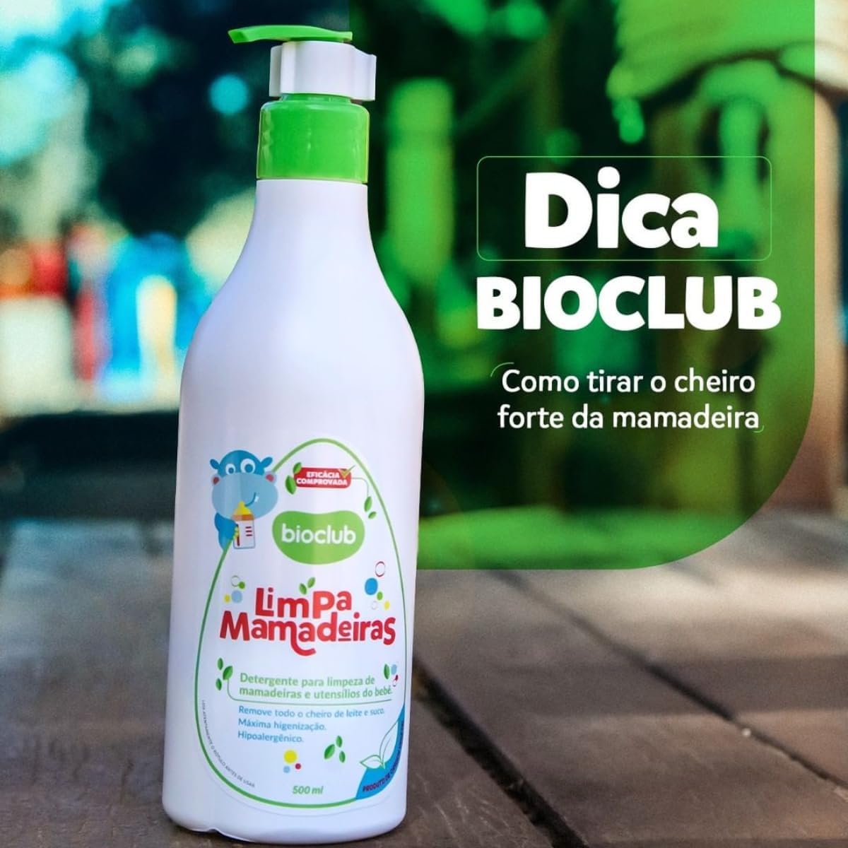Combo 3 Detergente Limpa Mamadeiras Bioclub Refil 1,5L
