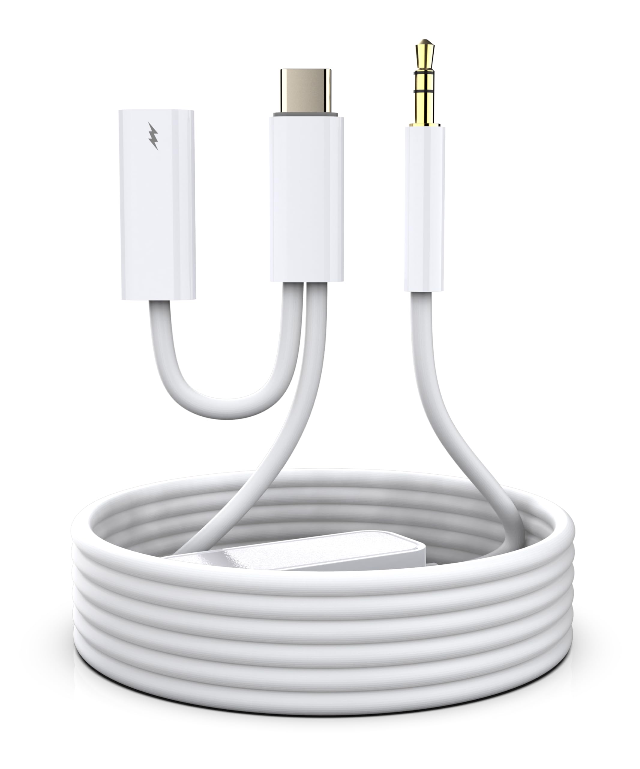 Cable Auxiliar a USB C para Musica en Coche y Carga Rapida de iPhone 16 y S24 8