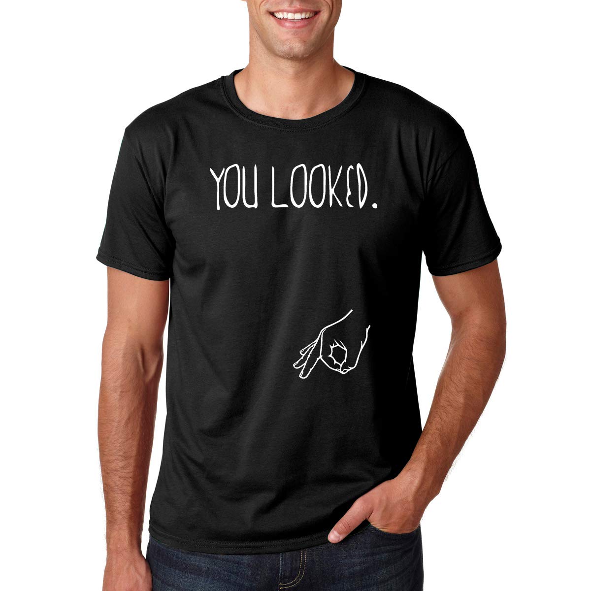 You Looked Hand The Circle Game - Funny College Humor - Men's Tshirt