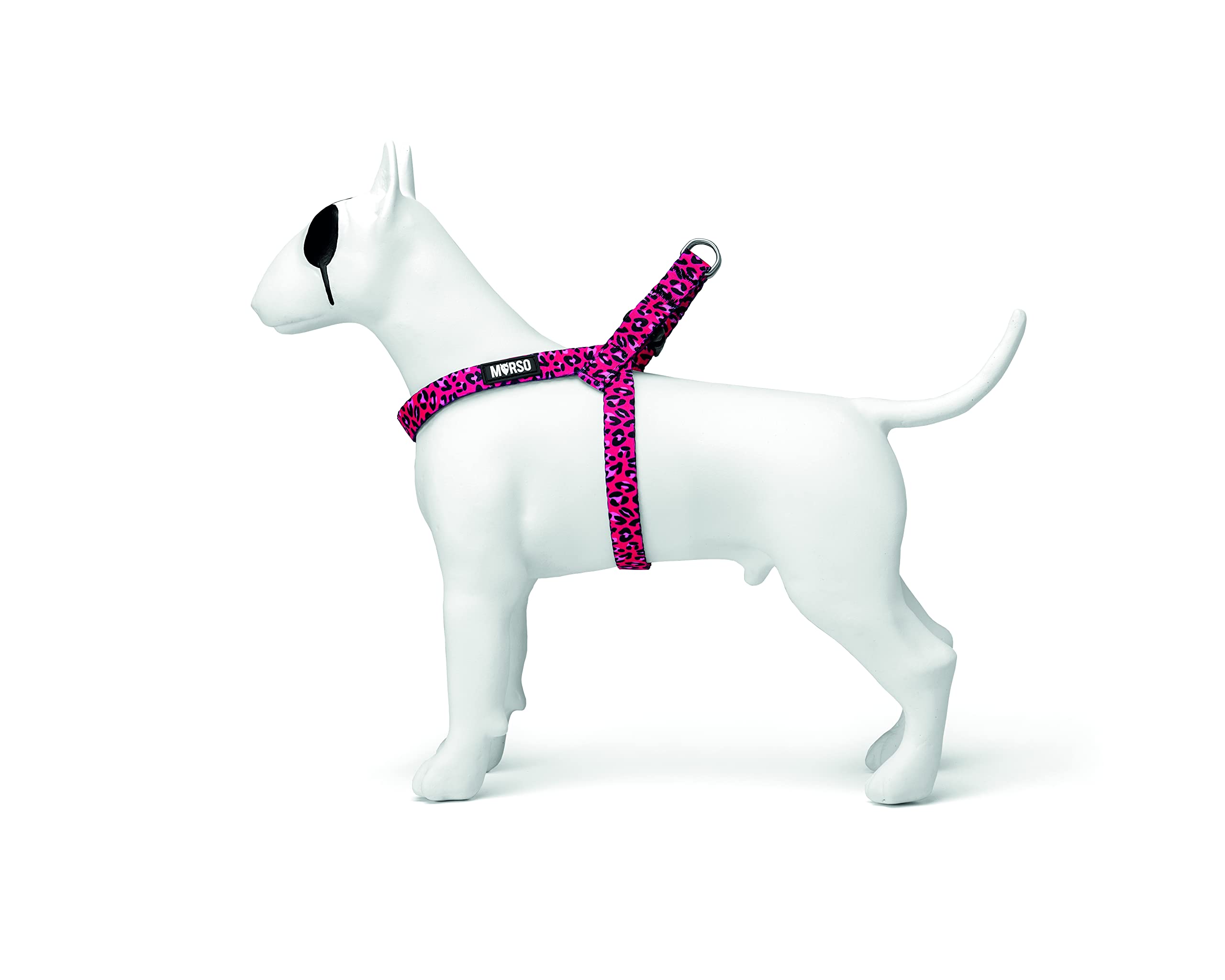 MORSO 7183 Arnés Mini para Perros pequeños, XXS, Rosa y Negro