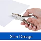 Swingline 1 Hole Punch, Hole Puncher, 5 Sheet Punch Capacity, Classic, Chrome, 2-Pack (74005) – view 3