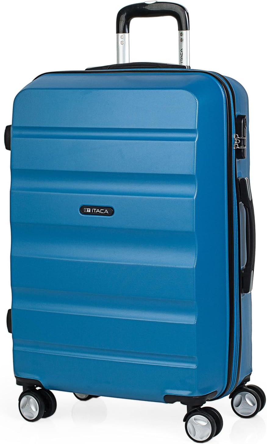 Itaca Suitcase, Blue (Azul), 66 Centimeters