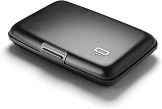 ÖGON -DESIGNS- Porte-Cartes en Aluminium, Protection RFID Contre la fraude et la démagnétisation, Portefeuille Compact, modèle Smart Case Stockholm V1