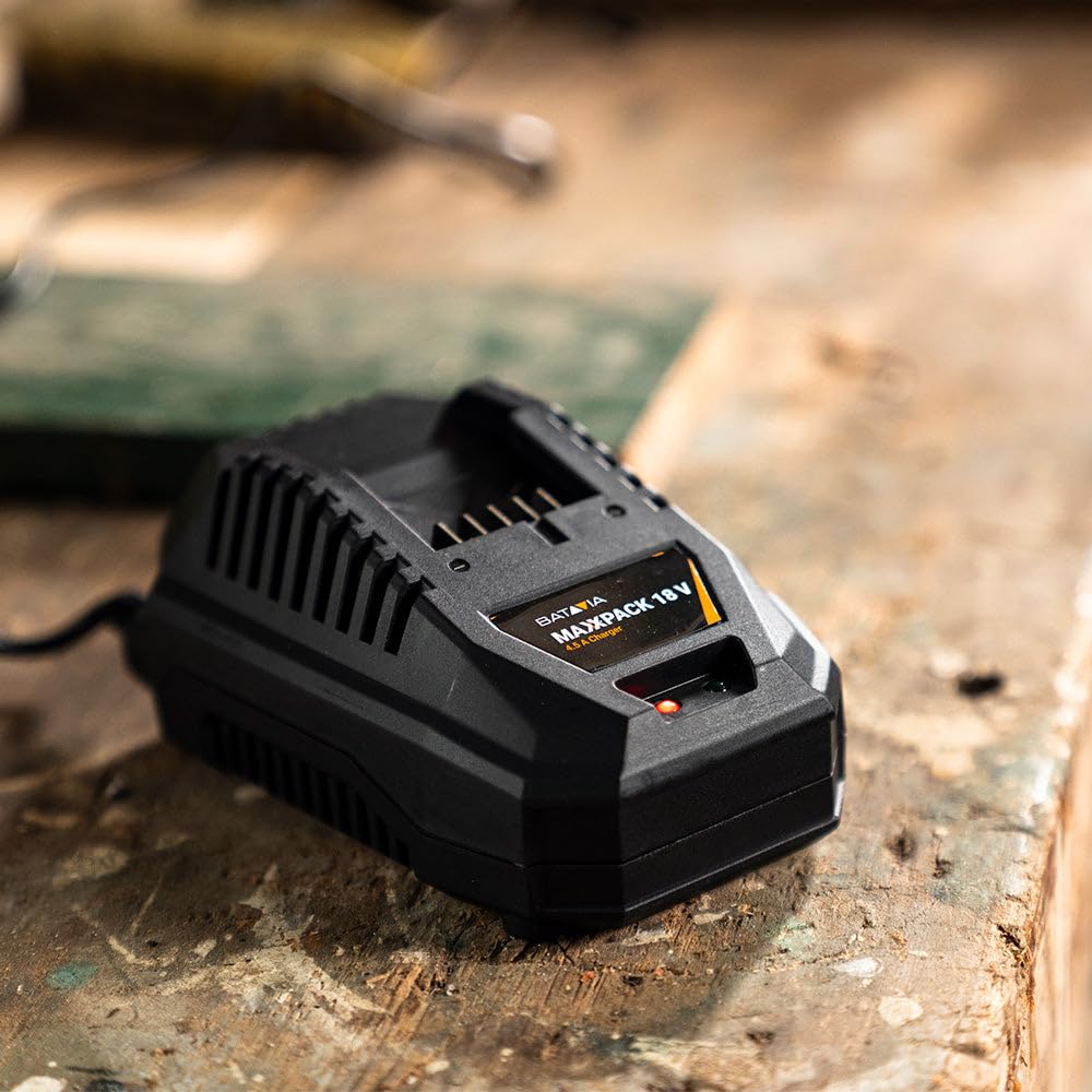 BATAVIA Chargeur rapide 18 V 4,5 Ah - Charge efficace
