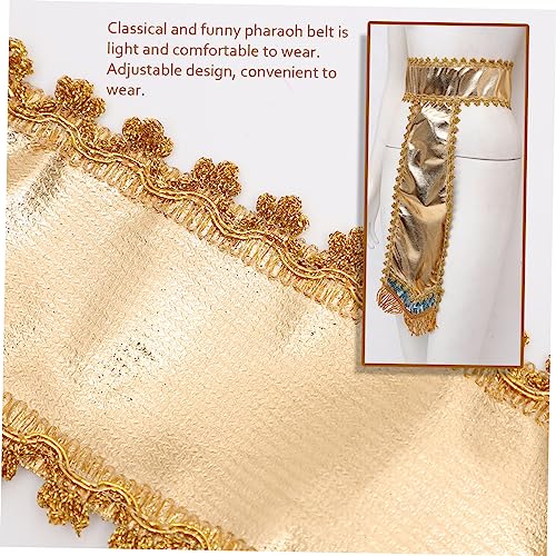 BESPORTBLE Adjustable Egyptian Pharaoh Belt Cosplay Accessory for Halloween Party Favor Classic Lightweight Role for Men and Decoration3