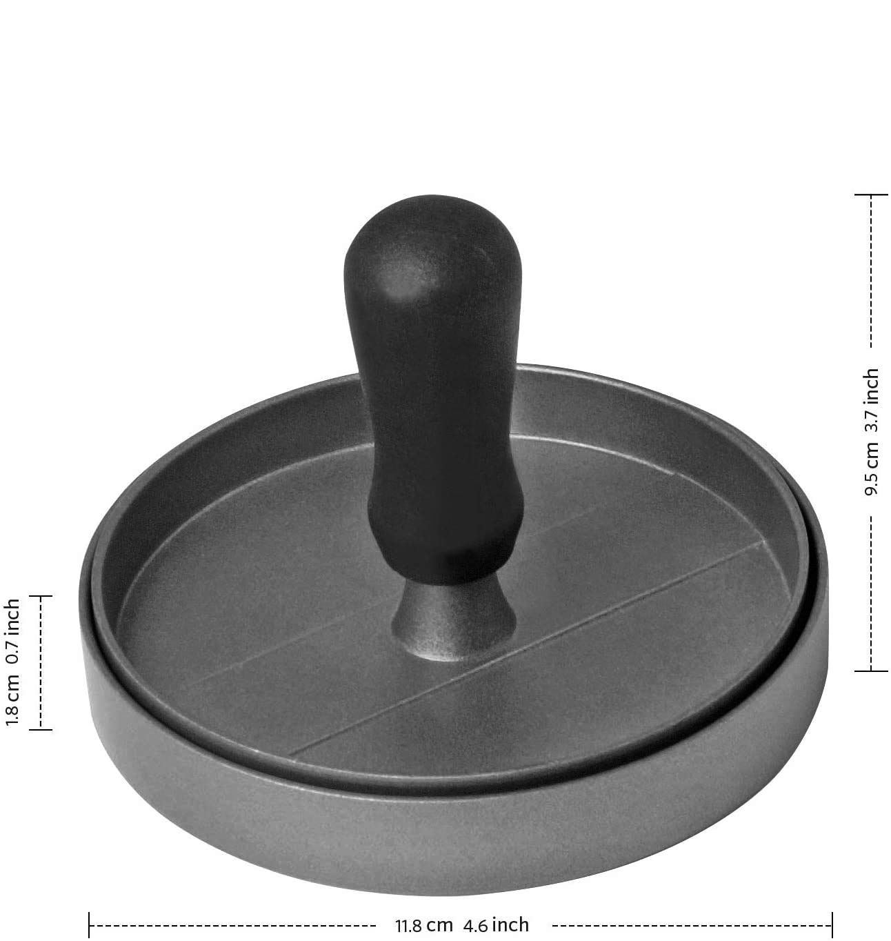 Presse à Hamburger En Fonte D'aluminium Pour De Délicieux Hamburgers