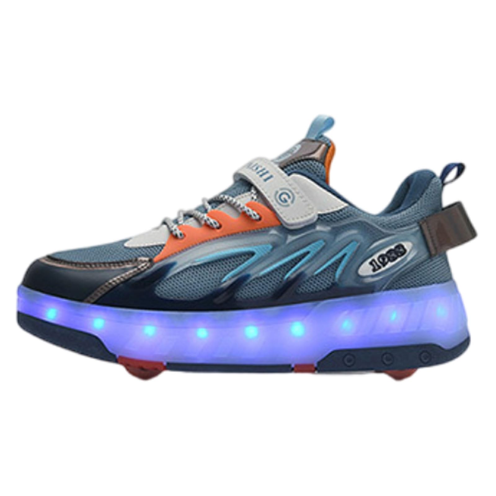 Scarpe con Rotelle Bambino Bambina,Sneakers Retrattile Doppia Ruote,Scarpe con Rotelle Luce Bambina Sportive,con 2 Ruote,LED Luce,per Pattinaggio,Feste,Compleanni,Natale