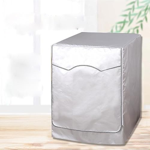Miniatura 4 de Cubierta para lavadorasecadora para lavadora de carga frontal, impermeable, a prueba de polvo, resistente al sol y a los rayos UV, para exteriores